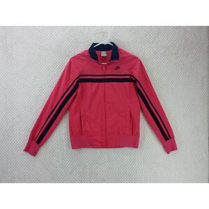 Y2K Nike Women's Small Pink Zip Front Track Jacket